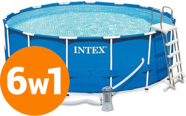 Basen stelażowy Metal Frame 457x122cm Intex - obrazek 4