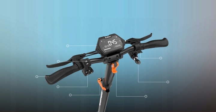 Kukirin G2 Pro Składany pojazd elektryczny 1000W 48V 15.6AH 45KM/H 58KM - obrazek 3