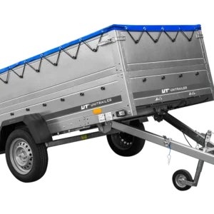 Przyczepka jednoosiowa 264x125 UNITRAILER GARDEN 264 KIPP z burtami BIS