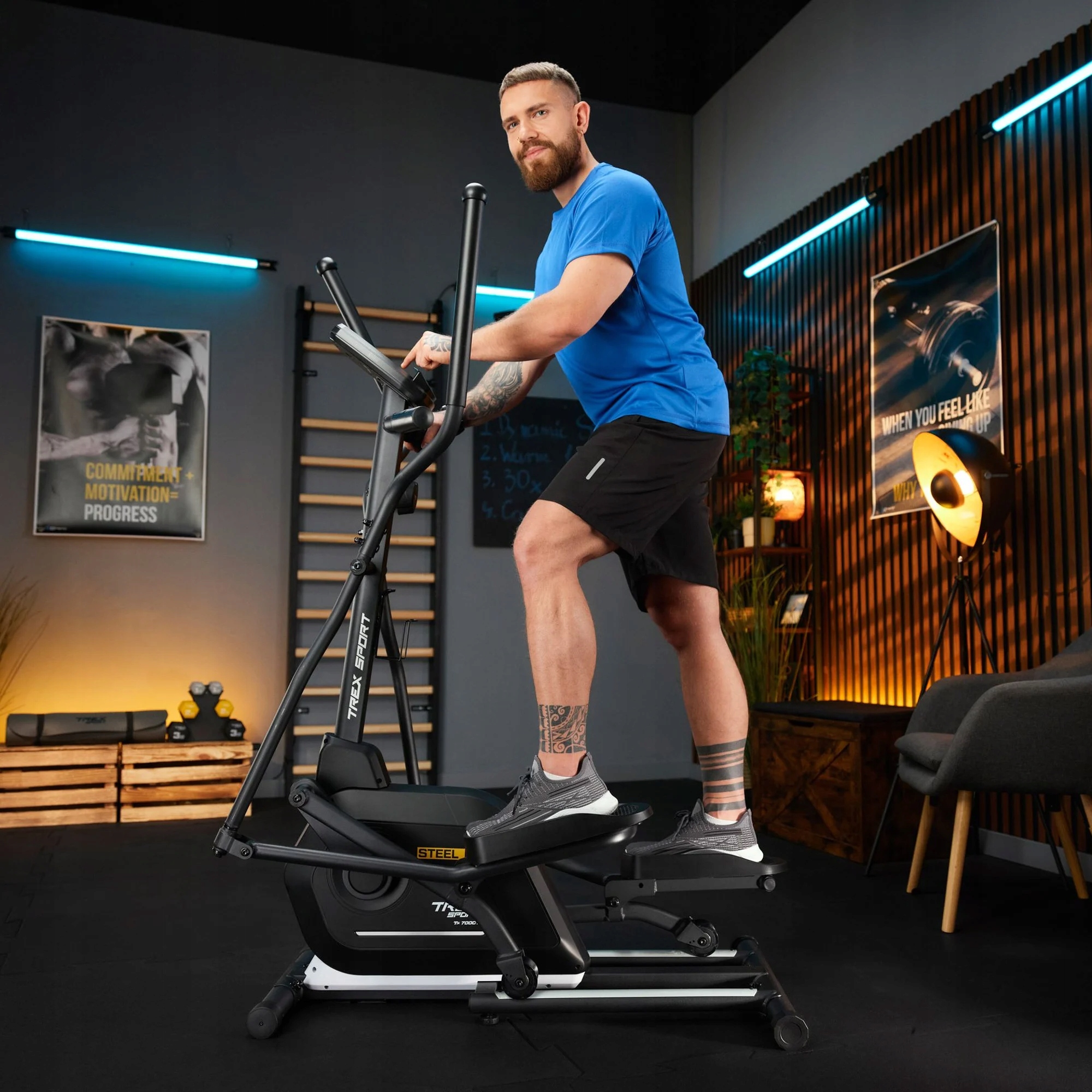 Orbitrek magnetyczny STEEL TX-700CT czarny - obrazek 8