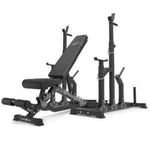 ZESTAW MS2 2.0 ŁAWKA DWUSTRONNA STOJAKI REGULOWANE