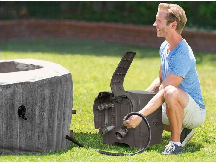 Basen jacuzzi 216x165x71cm Spa Greywdood Deluxe Intex - obrazek 3