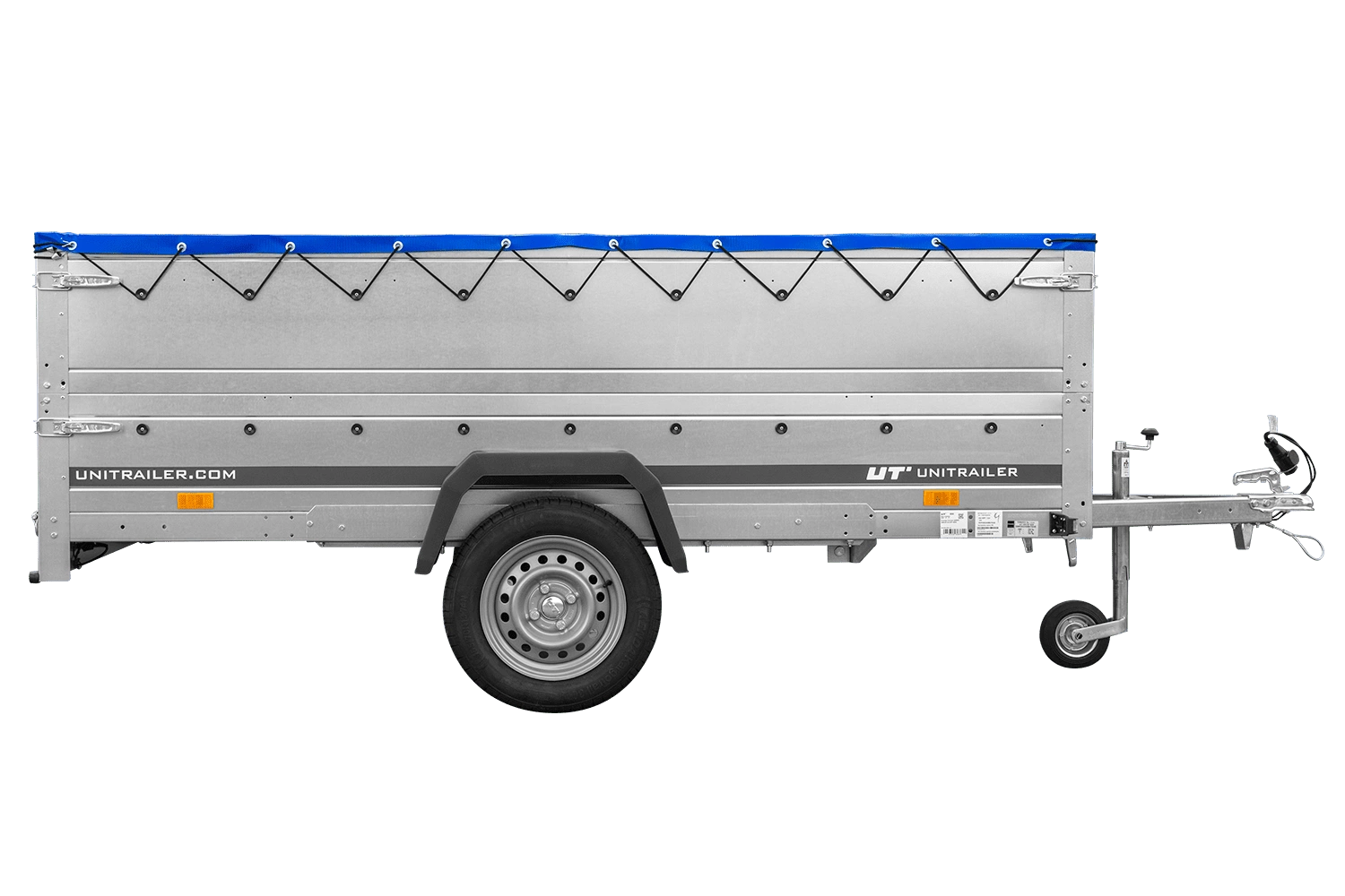 Przyczepka jednoosiowa 264x125 UNITRAILER GARDEN 264 KIPP z burtami BIS - obrazek 2